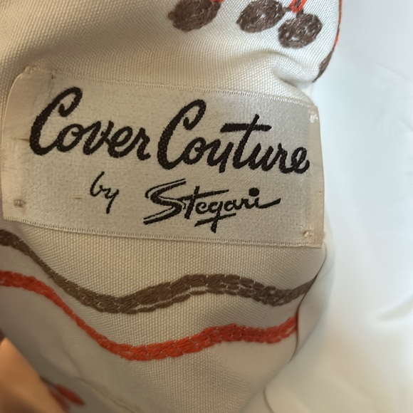 RARE Vintage Neiman Marcus Couture coat with embroidered birds 60’s 70’s size L - Picture 5 of 12